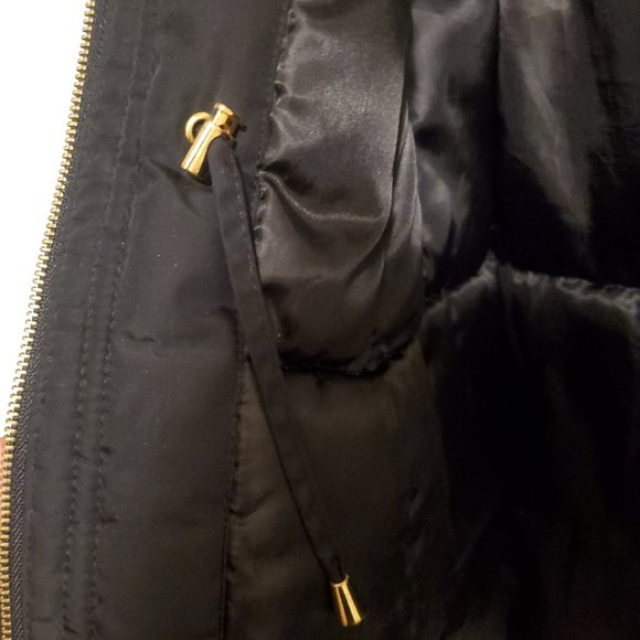 Bebe Warm Winter Coat size with fur-lined hood, size Medium - Picture 10 of 11